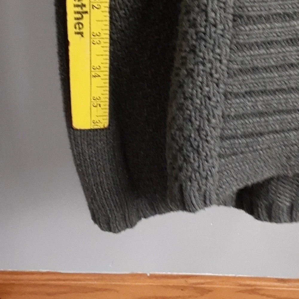 Gap Gray Long Knit Sweater